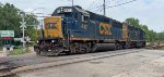 CSX 4411 has returned from BD, now on 1 track.